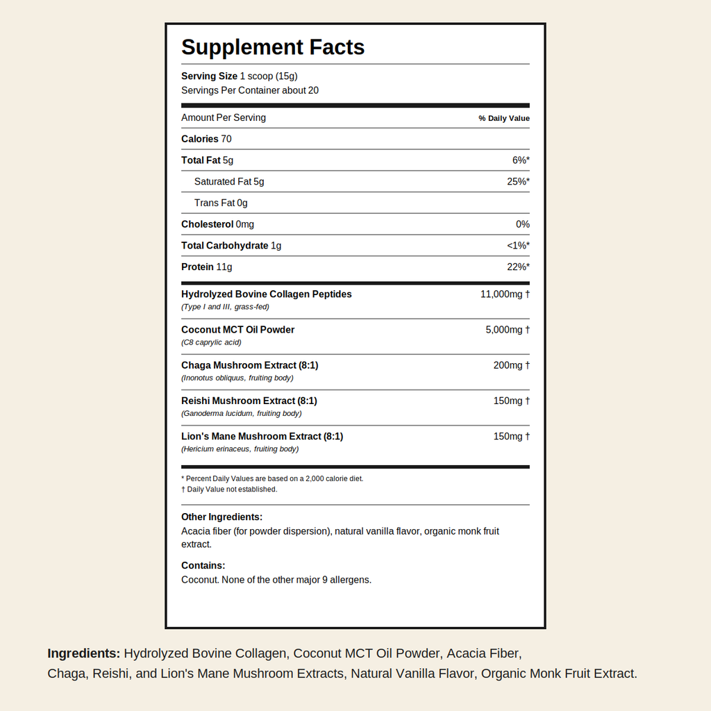 Mood Enhancer — Adaptogenic Creamer