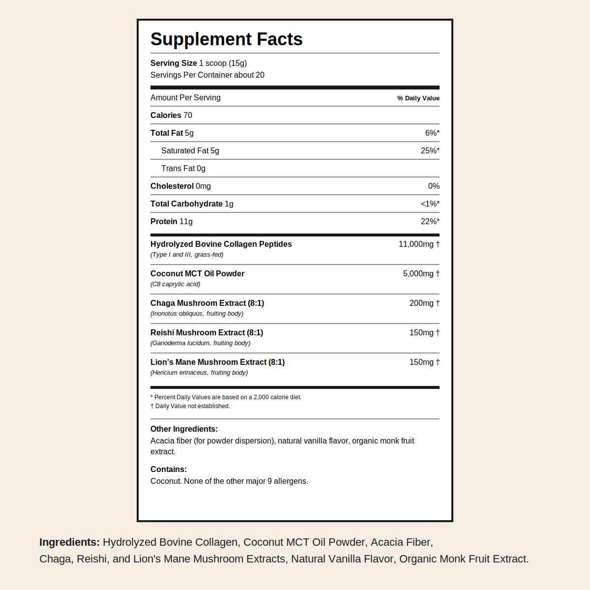 Mood Enhancer — Adaptogenic Creamer
